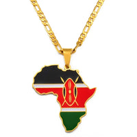 Pendentif Drapeau Kenya