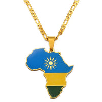 Pendentif Drapeau Rwanda