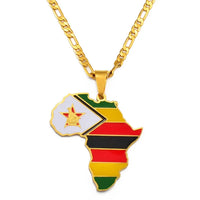 Pendentif Drapeau Zimbabwe