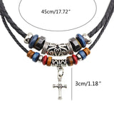 Pendentif Tribal Vintage Croix