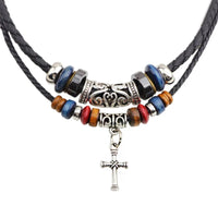 Pendentif Tribal Vintage Croix