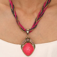 Pendentif Vintage Africain en Pierre