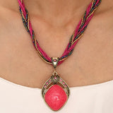 Pendentif Vintage Africain en Pierre