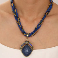 Pendentif Vintage Africain en Pierre