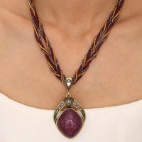 Pendentif Vintage Africain en Pierre