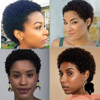 Perruque Cheveux Court Afro