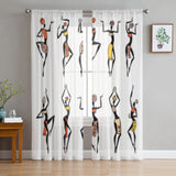 Rideau Voilage Motif Afrique