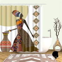 Rideaux Femme Africaine