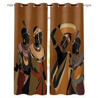 Rideaux Occultant Motif Africain