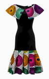 Robe Africaine à Col Volant