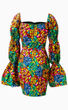 Robe Africaine à Manches Longues Bouffantes
