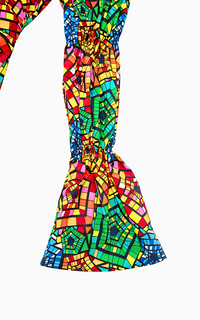 Robe Africaine à Manches Longues Bouffantes