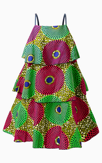 Robe Africaine à Volant