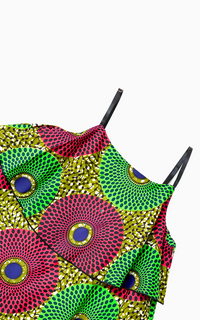 Robe Africaine à Volant