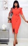 Robe Africaine Chic Rouge