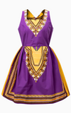 Robe Africaine Chic Violette