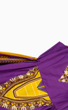 Robe Africaine Chic Violette