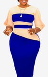 Robe Africaine de Soirée Mi Longue