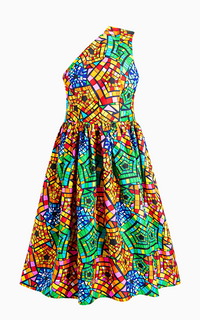 Robe Africaine Epaule Dénudée