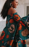 Robe Africaine Épaule Nue