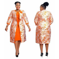 Robe Africaine Femme 2 Pièces Fleuri