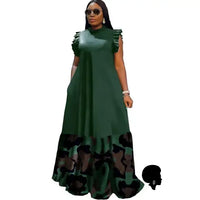 Robe Africaine Femme Noire Léopard