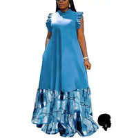 Robe Africaine Femme Noire Léopard