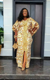 Robe Africaine Femme Ocre