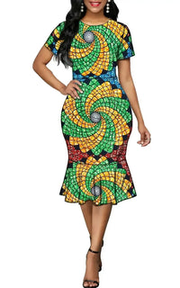 Robe Africaine Femme Ronde