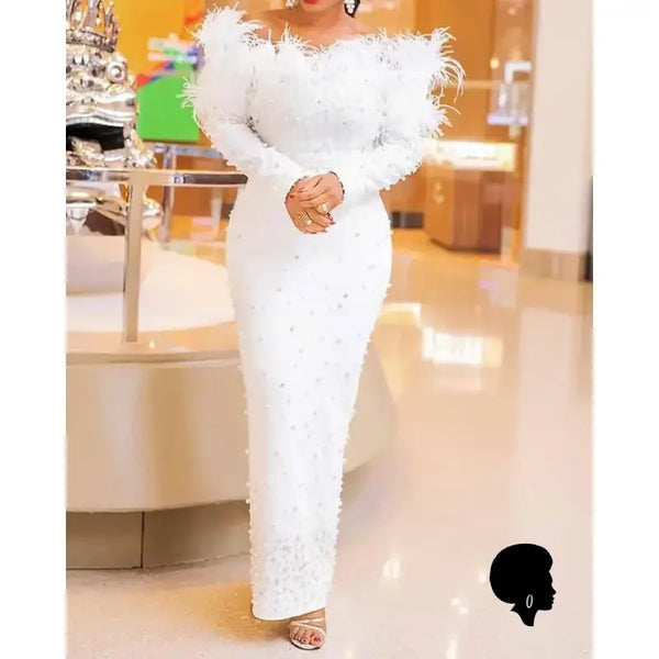 Robe Africaine Grande Taille Blanche