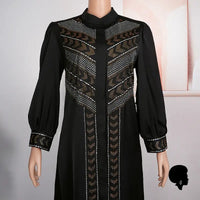 Robe Africaine Longue Noire