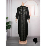 Robe Africaine Longue Noire