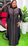 Robe Africaine Longue Noire