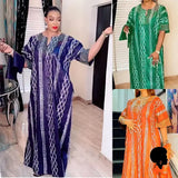 Robe Africaine Manche Courte