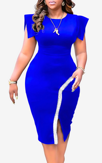 Robe Africaine Moulante Col Rond
