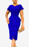 Robe Africaine Moulante Col V