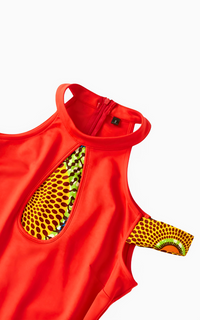 Robe Africaine Originale Rouge