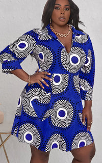 Robe Africaine Pour Ronde – Afro Élégance