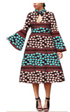 Robe Avec Imprimé Africain