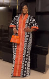 Robe Boubou Africaine Ankara