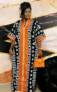 Robe Boubou Africaine Ankara