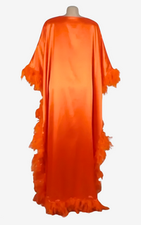Robe Boubou Africaine en Plumes