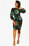 Robe Brodée Africaine