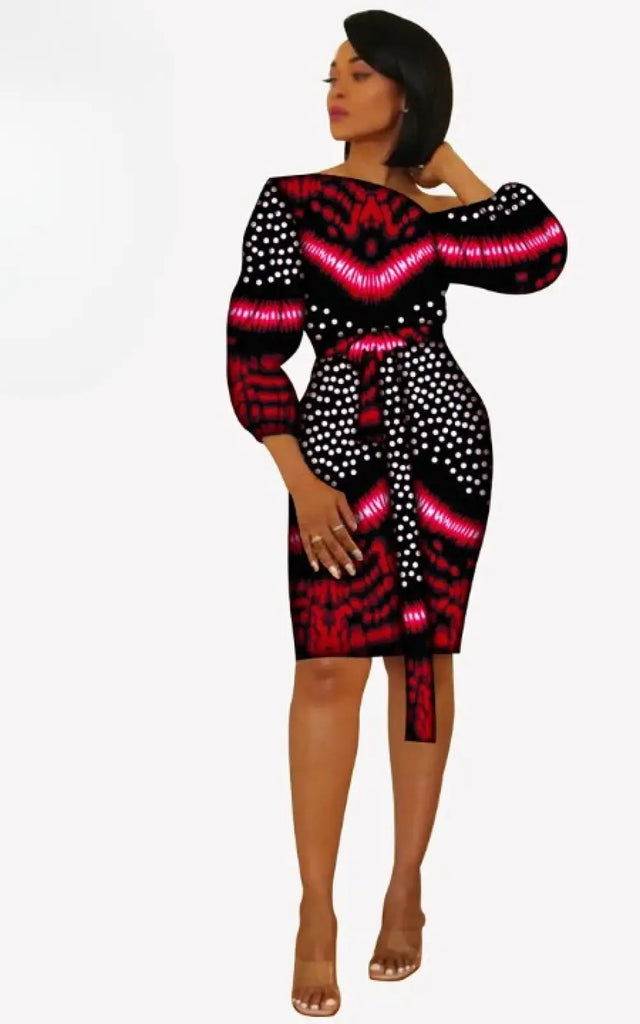 Robe Brodée Africaine – Afro Élégance