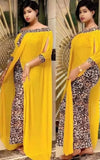 Robe de Soirée Africaine Léopard