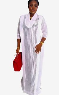 Robe Dentelle Longue Africaine