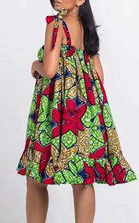 Robe Détente Imprimée Africain