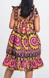 Robe Détente Imprimée Africain