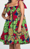 Robe Détente Imprimée Africain