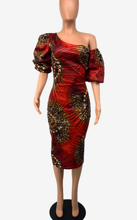 Robe en Tissu Africain